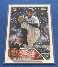 2023 Topps Holiday #H138 Jhony Brito RC New York Yankees