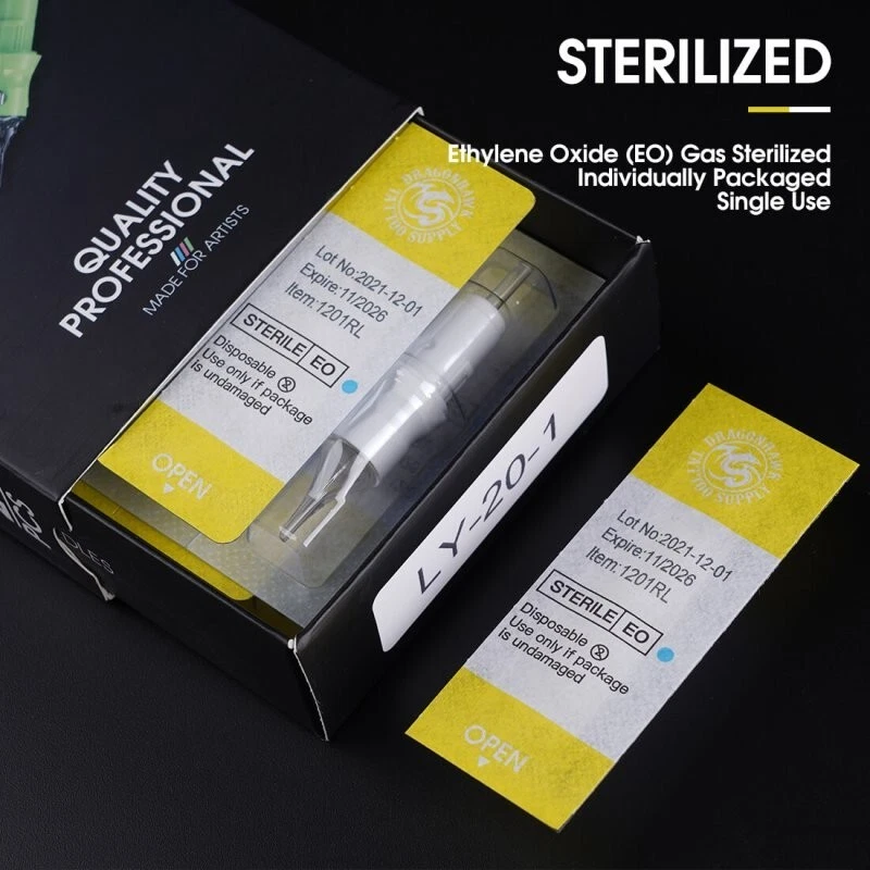 Agujas Cartuchos DragonhawkLabs - Caja de 50 RL/RS/M/RM/RLT Foto 4 de 4