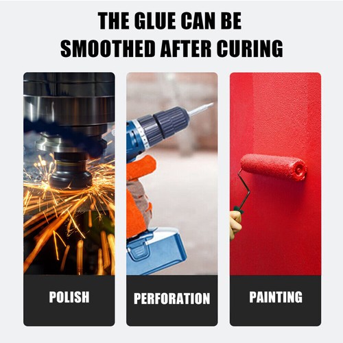 200G Industrial Heat Resistance Cold Weld Metal Repair Paste A&B Adhesive Gel US - Picture 9 of 15