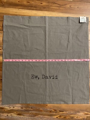 Deco Dish Towel Ew David Flour Sack Kitchen Towel EUC Schitt's Creek