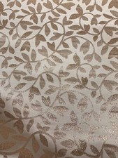 CHAMPAGNE Floral Metallic Brocade Fabric 58 in. Sold By The Yard