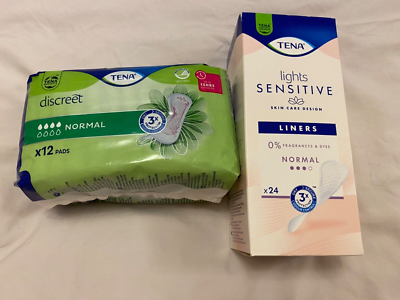 Tena Lights Liners Incontinence Pads (x24) | For Woman