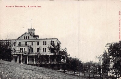 Madison Wisconsin ~ Madison Sanitarium Postkarte