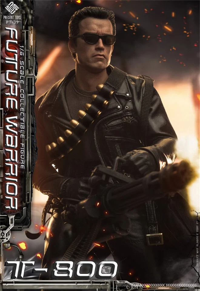 The Terminator T-800 PT-sp39 1/6 Arnold 12" Action Figure Model Statue Gift Toys - Image 4 of 4