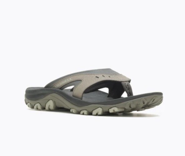 Merrell Men's, Huntington Sport Flip Sandal J036879 BOULDER BROWN