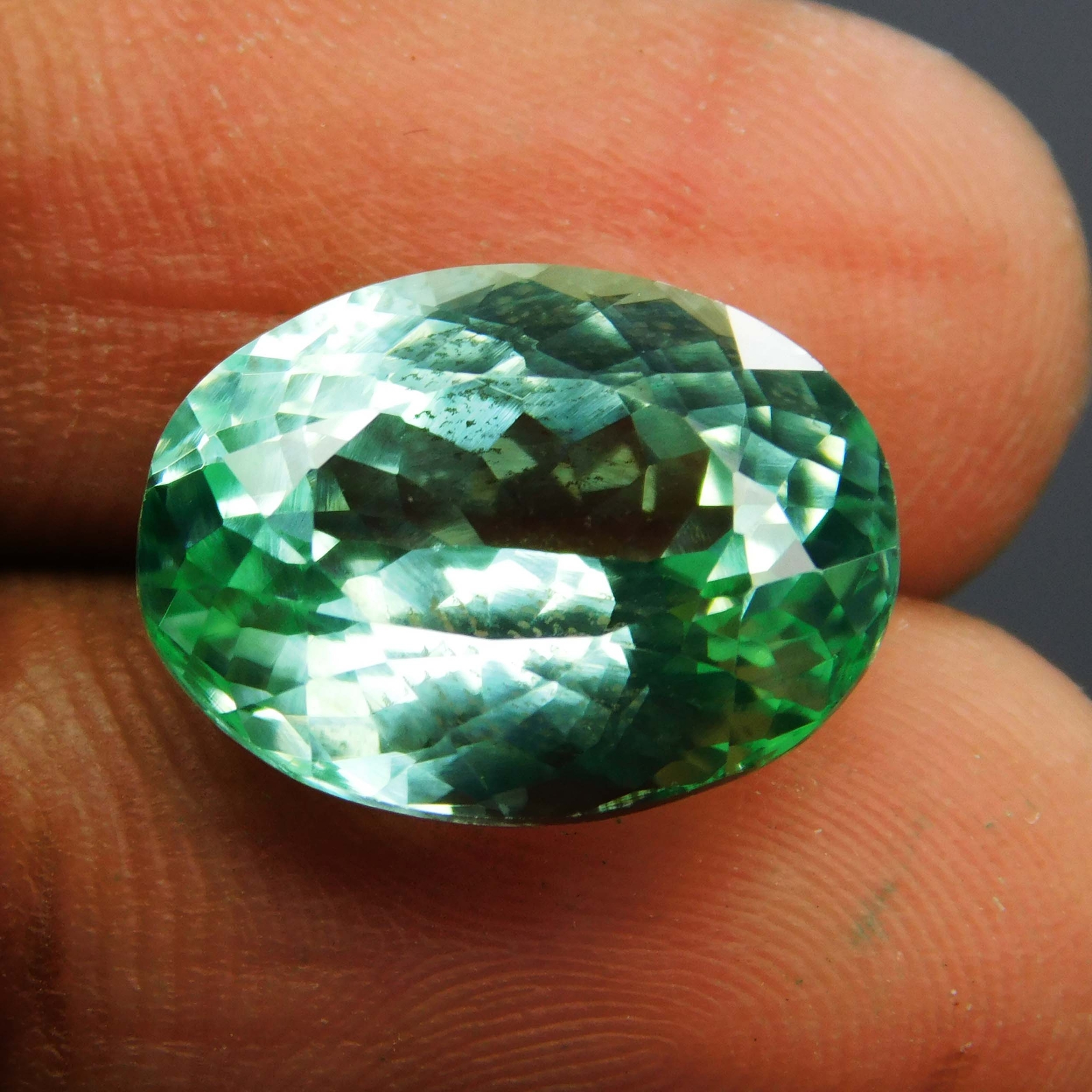 10.23 Ct Oval Cut Natural Montana Sapphire Loose Gemstone Certified-image