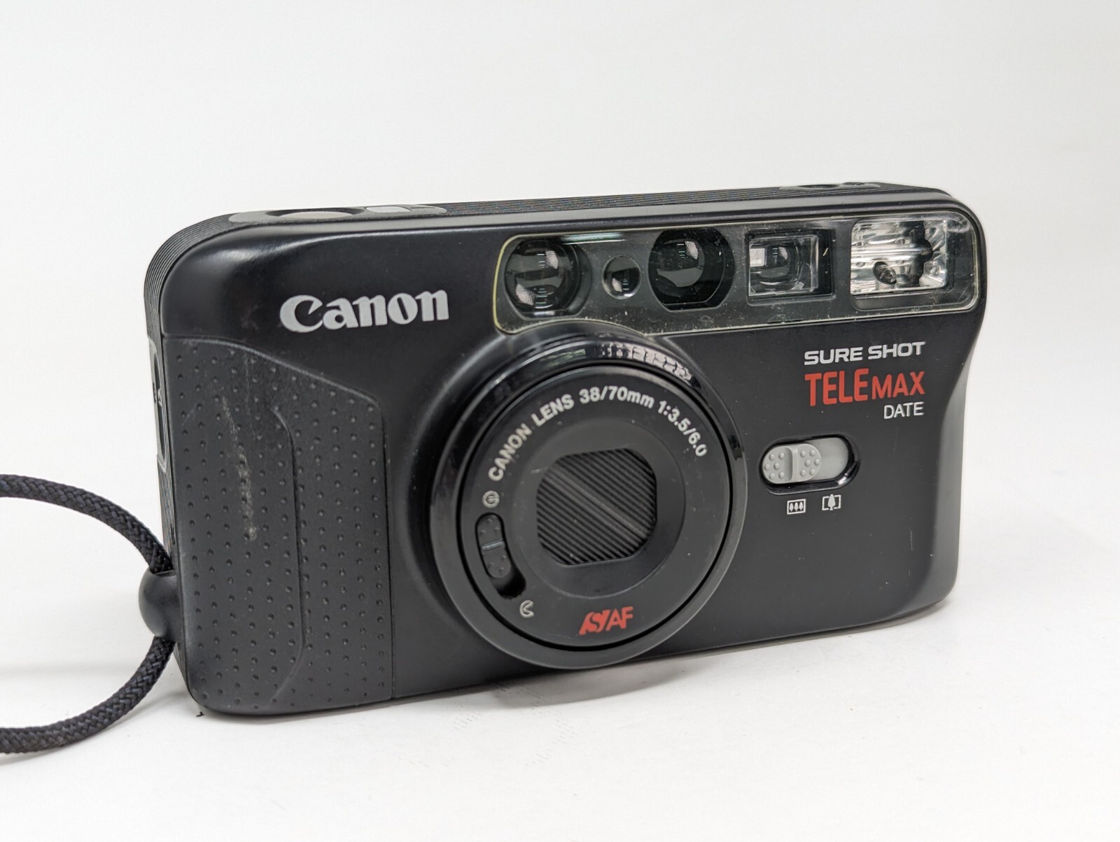 CANON Sure Shot TeleMax Date 35mm Film Camera Tested Excellent