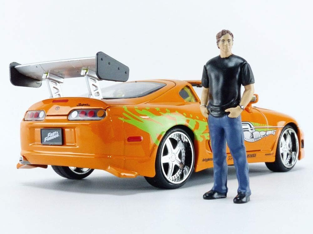 ミニカー 1:24 F&amp;F BRIAN&#39;S TOYOTA SUPRA jada toys 1:24 F&F BRIAN'S TOYOTA SUPRA w/BRAIAN O'CONER