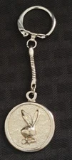 Vintage NOS Playboy Bunny Keychain