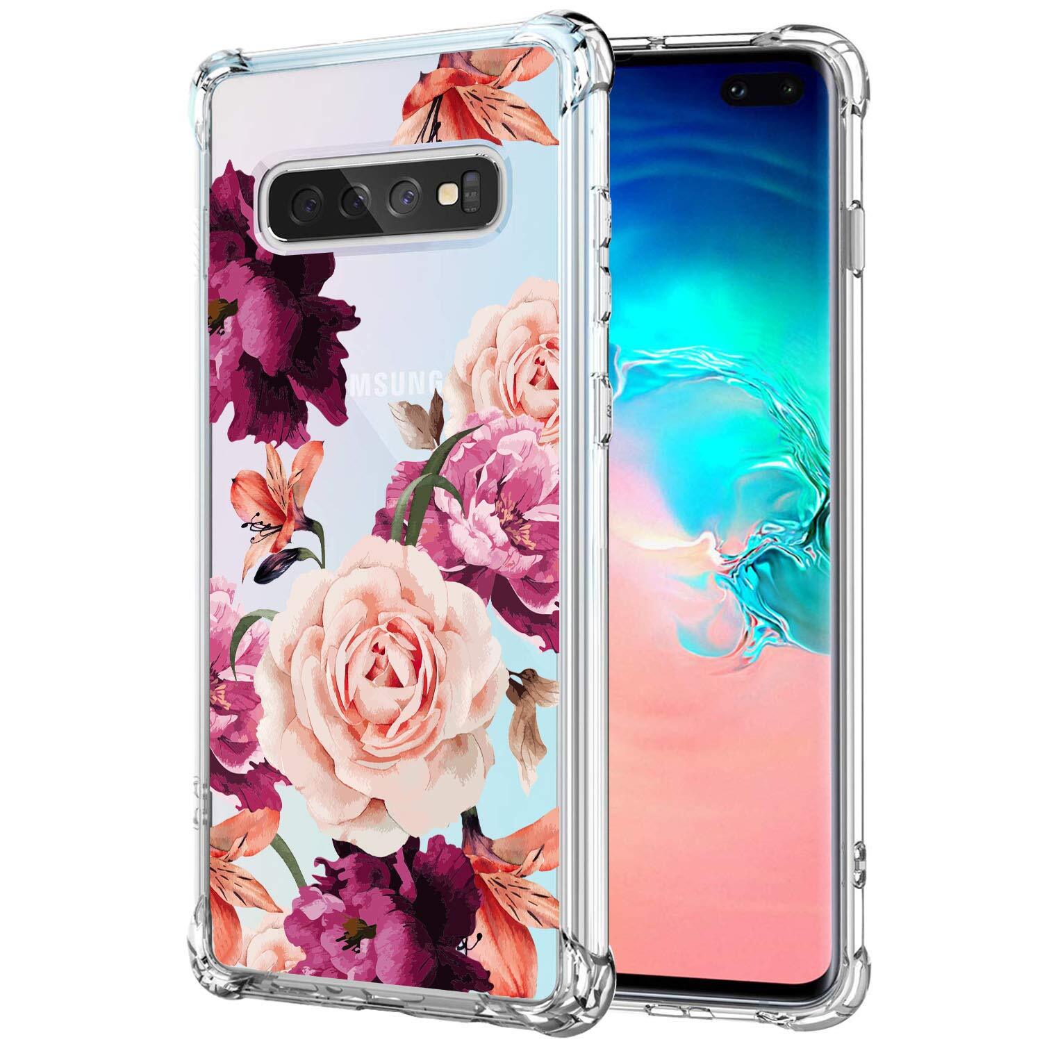 KIOMY Clear Case for Samsung Galaxy S10+ / S10 Plus, Airbag Corners Shockproo...