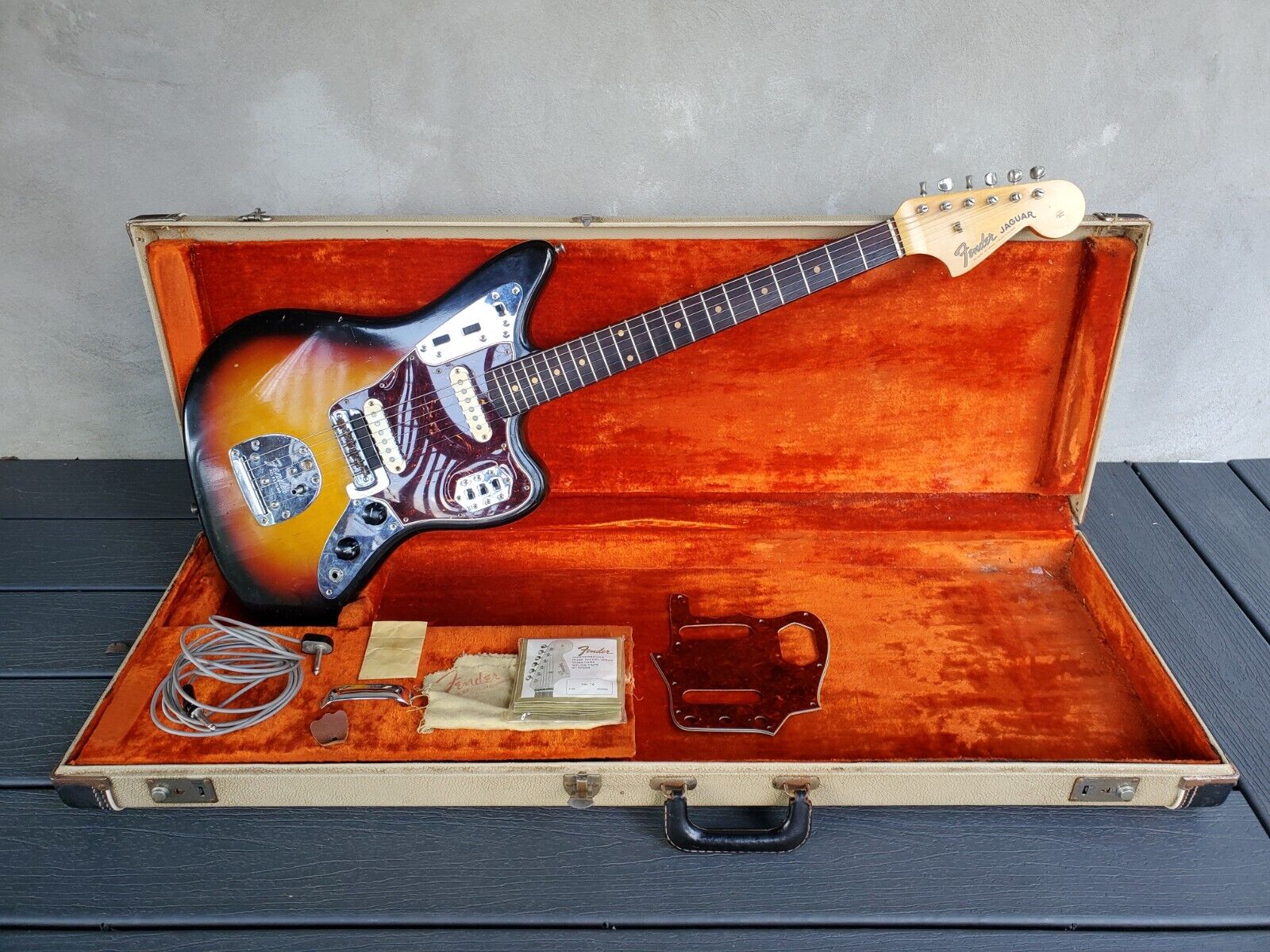 1963 Fender Jaguar Electric Guitar with Original Case
