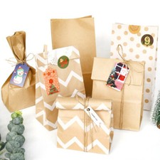 20x Kraft Paper Lolly Candy Bags Birthday Wedding Party Favour Packaging Bag