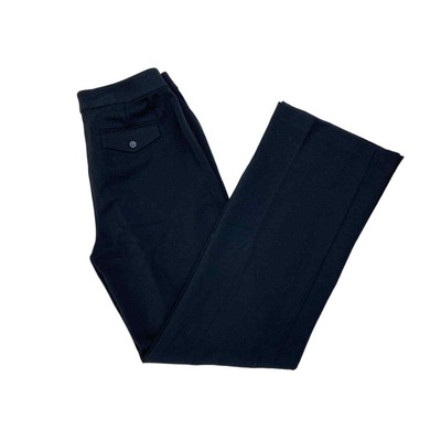 NWT Sigrid Olsen Women's Size 4 Black Modernist Wide Leg Career Pants