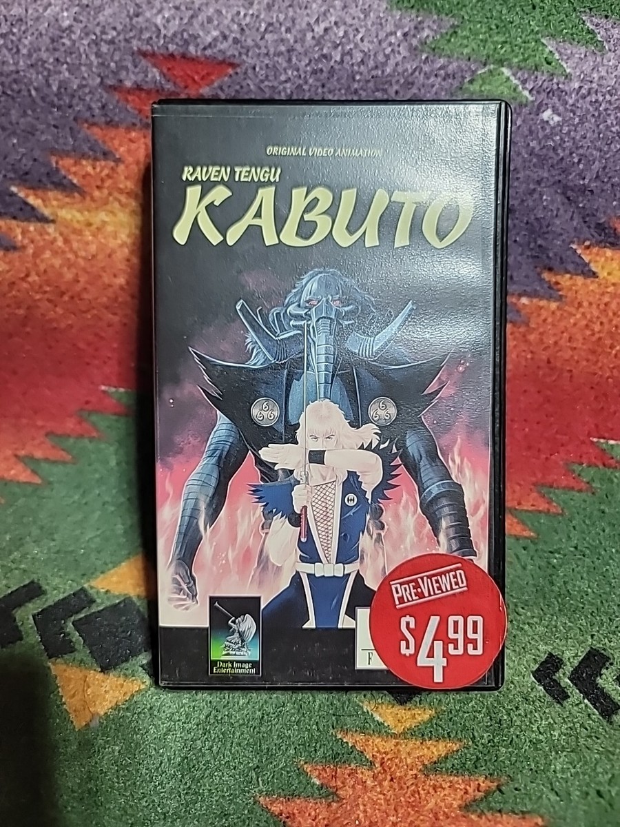 Raven Tengu Kabuto (VHS, 1993) Anime Manga BLOCKBUSTER RENTAL Raven Tengu Kabuto (VHS, 1993) Anime Manga BLOCKBUSTER RENTAL
