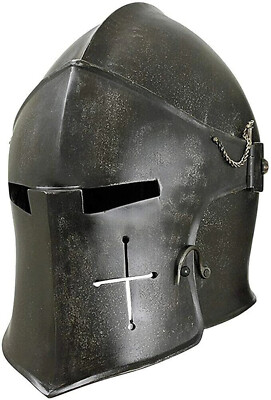 Medieval Knight Barbute Helmet   Templar Crusader Roman Spartan Armor Helmet