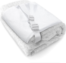 King Mattress Topper Cover - Oeko-Tex Bamboo Rayon, Anti-Slip, Washable