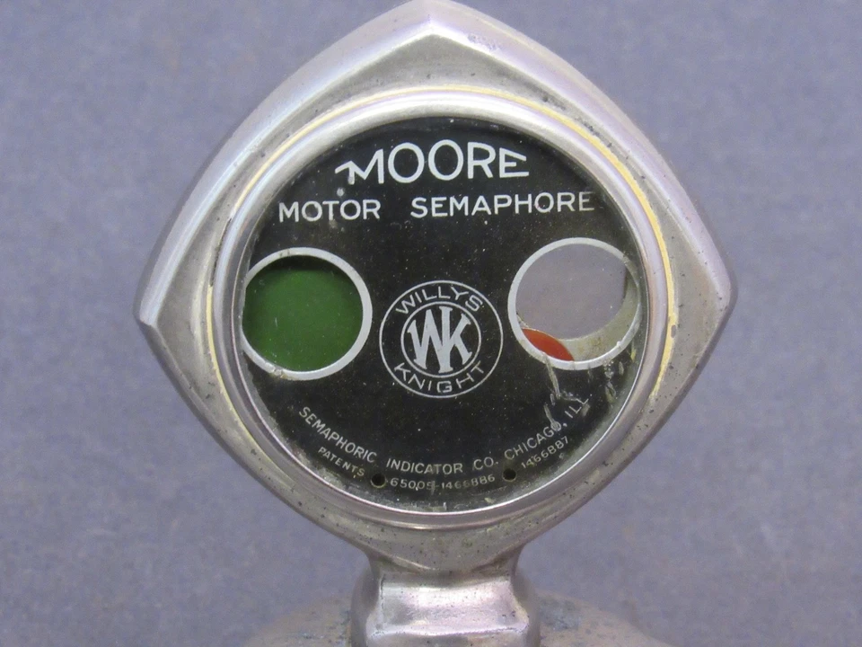 Willys Knight Accessory Moore Semaphore Motor Temperature Indicator - Image 3 of 4