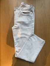 3sixteen Men's Selvedge Jeans Ivory Cream Straight Fit Size 31 Made In USA Denim