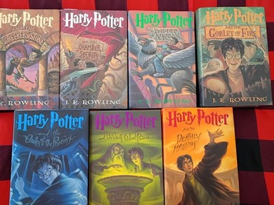 Complete Harry Potter Series Hardcover Books 1-7  by  J.K. Rowling