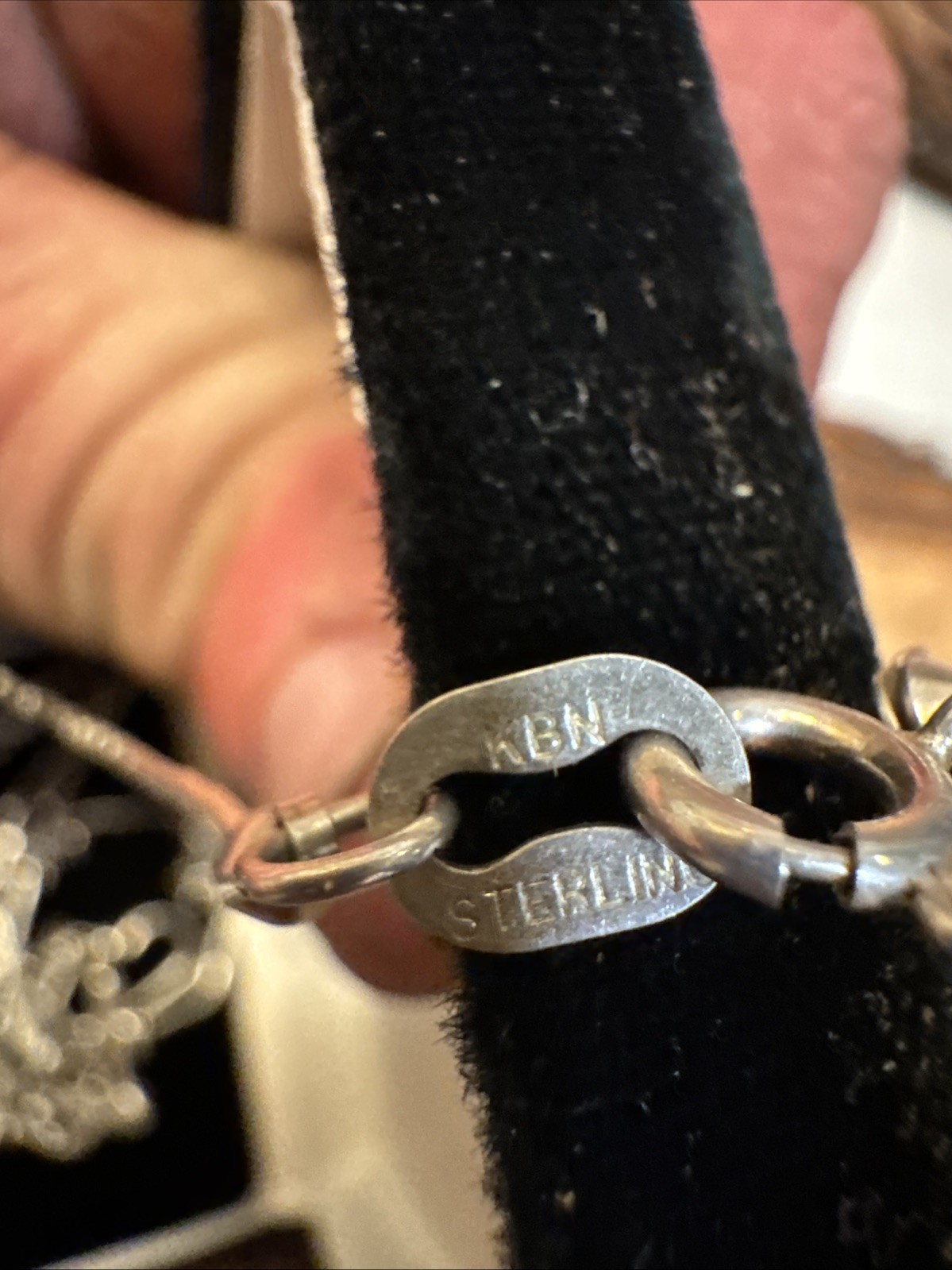 K. B. N.  Sterling Native American Animal Fetish Set.