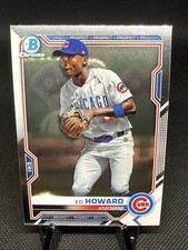 2021 Bowman Chrome Prospects Ed Howard #BCP-12 Chicago Cubs
