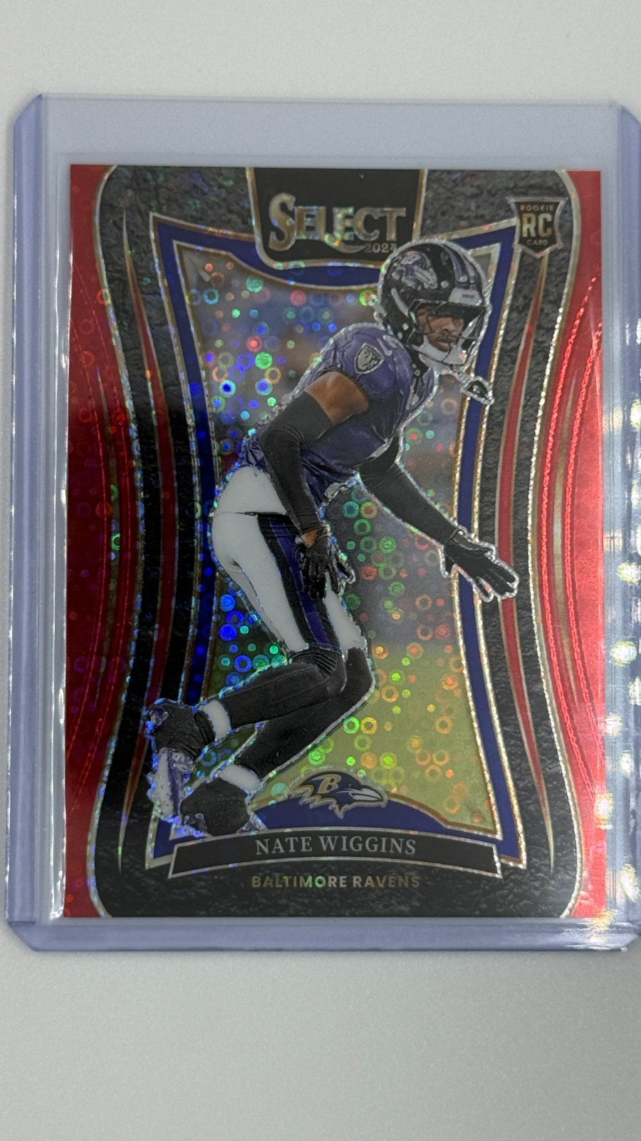 2024 Panini Prizm - Rookies Nate Wiggins #380 Disco Prizm /49(RC)