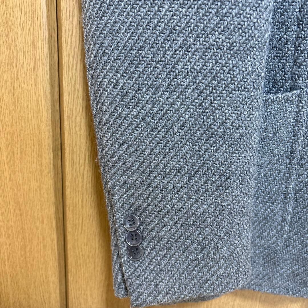 RING JACKET Gray Tailored 2-Button Blazer Jacket … - image 6