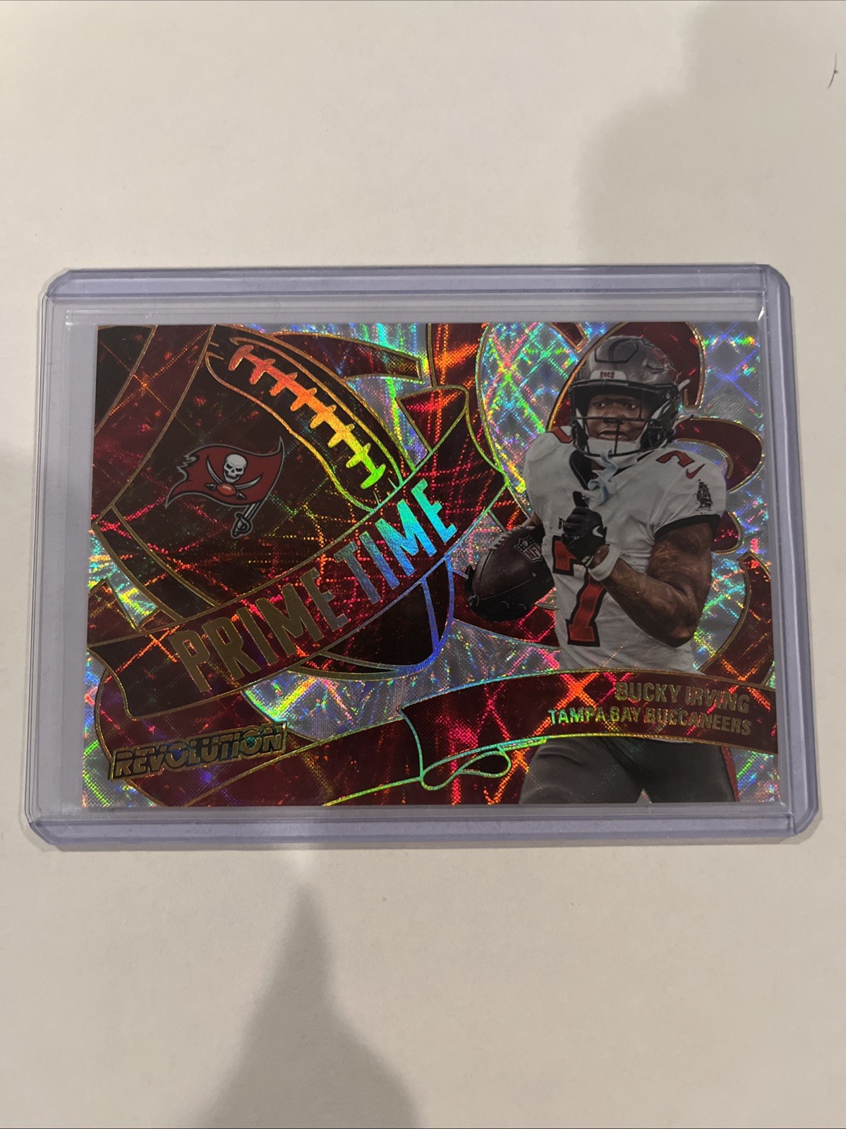 2025 PANINI REVOLUTION BUCKY IRVING PRIME TIME PERFORMERS CASE HIT BUCCANEERS!!