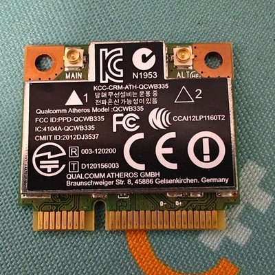 Qualcomm Atheros QCWB335 802.11n Wireless bluetooth 4.0 PCIe Half HP 733476-001 