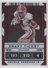 2020 Panini Contenders Draft Picks Ticket Blue Foil Mecole Hardman Jr #71 8em