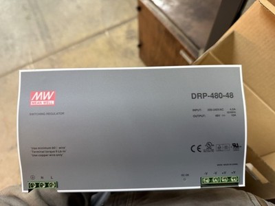 Mean Well DRP-480-48 | 48V  Switch Power Supply # 1pcs New In Box