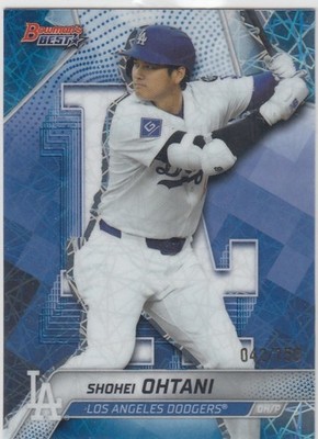 2025 Bowmans Best Shohei Ohtani BLUE LAZER REFRACTOR #/150 No.46 ZW