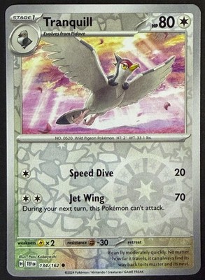 Tranquill Reverse Holo Common SV05: Temporal Forces 134/162 NM