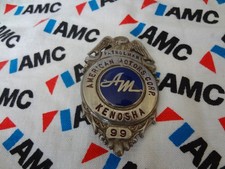 American Motors Amc Kenosha Patrolman  Am Logo Badge Amx Javelin Pre 1970 Rare