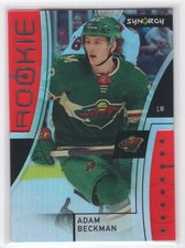 #110 2021-22 Upper Deck Synergy RED BOUNTY CODE Adam Beckman RC Minnesota Wild
