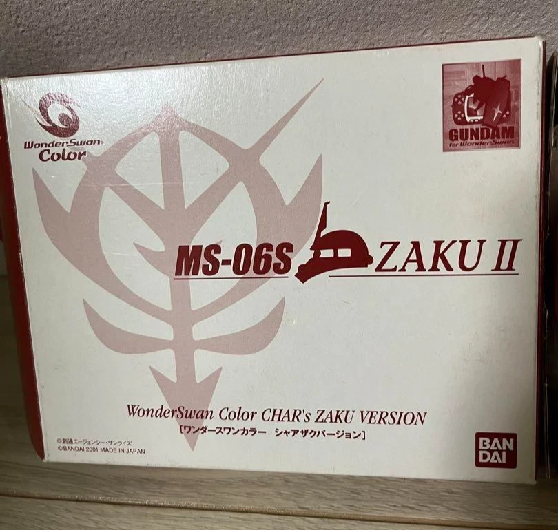 Consola Bandai Wonderswan Color Char's Zaku II Versión MS-06S WS En Caja Foto 2 de 4