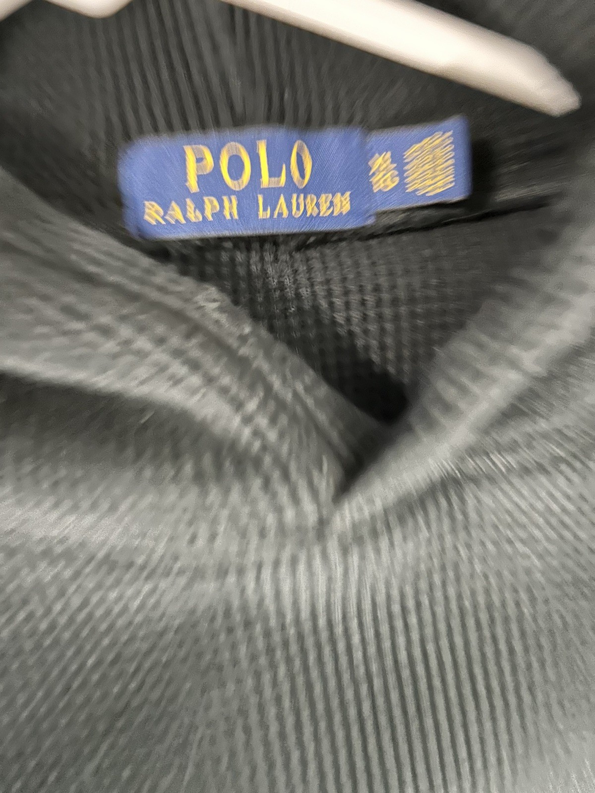 Polo Ralph Lauren Men's Black Heather Waffle Knit Pullover Hoodie Size XL thumbnail 4