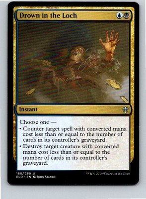 Magic the Gathering Drown in the Loch Throne of Eldraine MTG Free Shipping!