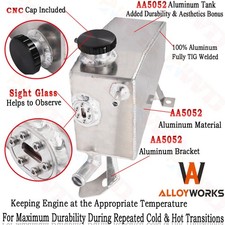 Radiator Coolant Expansion Tank for 2007-2011 Chevy Silverado/GMC Sierra 1500