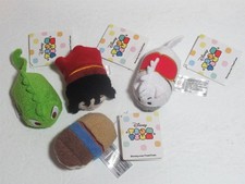 Lot 4 NWT Disney Tsum Tsum Mini Plush Tangled Pascal Maximus Flynn Mother