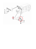 Scharnier Motorraumdeckel Links Fiat Doblò Original 46782384