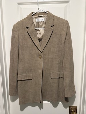 Max Mara Woman s Linen Wool Blazer - Size 12