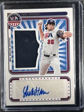 Holman, Luke - 2024 USA Baseball Stars & Stripes - Swatch/Autograph - 172/199