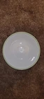 Vintage Corelle 8-1/2" SERVING BOWL White W/ Single Light Medium Green Band
