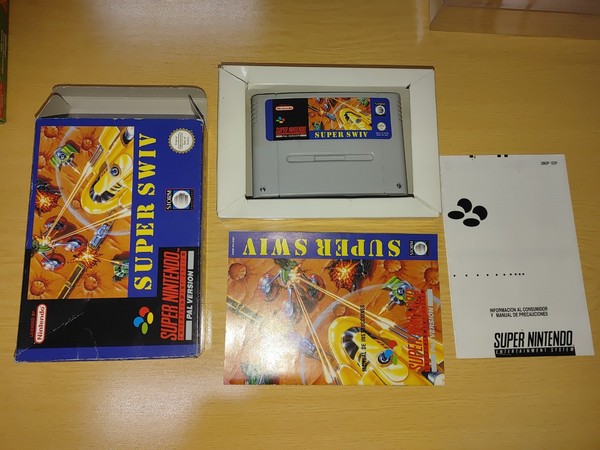 Super Nintendo SNES Super Swiv Pal ESP