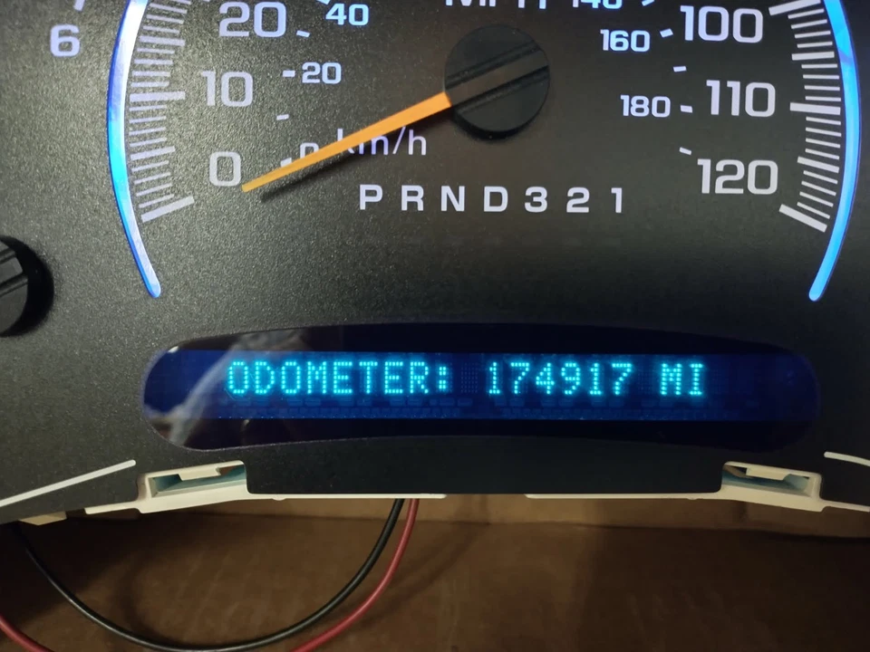 Silverado, Sierra, Tahoe, Suburban, Yukon Gauge Cluster LED azul 175k, 2006 2007 Foto 4 de 4