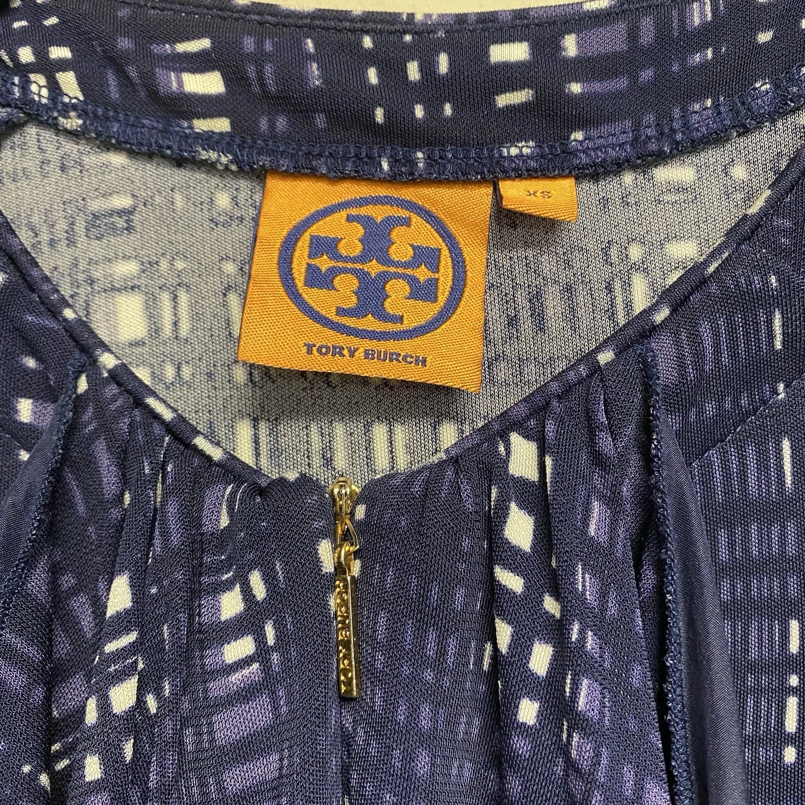 Abito donna Tory Burch Clementine XS a quadri con volant designer lusso femminile