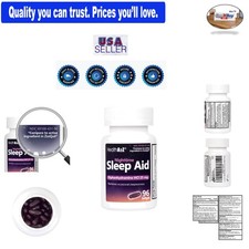 Sleep Aid Softgels 25mg Diphenhydramine Non Habit-Forming 96 Count