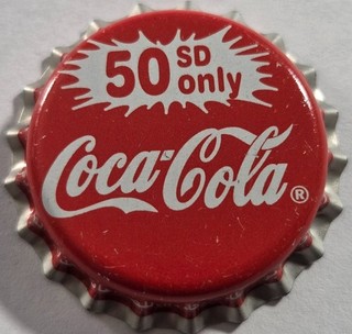 Coca Cola Kronkorken Bottle cap Chapas Tappi aus dem Sudan