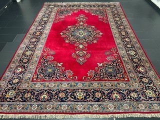 Handgeknüpfter Orientteppich Keschan 360x250 cm Wohnzimmer carpet rug